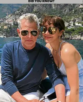  ??  ?? David Foster (left) and Katharine McPhee