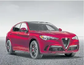  ??  ?? Alfa Romeo Stelvio. Rompió la tradición histórica de la marca italiana.