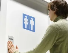  ?? ?? Call: Whitehall activists say trans staff are ‘segregated’