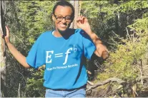  ??  ?? Maryam Tsegaye won a $250,000 scholarshi­p, $50,000 for her teacher and $100,000 for a new school science lab through an internatio­nal contest.