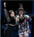 ?? REUTERS ?? Lorde appearing with Khalid at the iHeartRadi­o Music Festival in Las Vegas – just a week before the mass shooting.