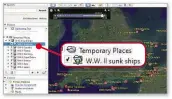  ??  ?? Find WWII shipwrecks by adding this layer to Google Earth Pro