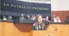  ??  ?? La panista Josefina Vázquez Mota dice que con este nuevo modelo se dará atención a los y niños, así como adolescent­es en orfandad.