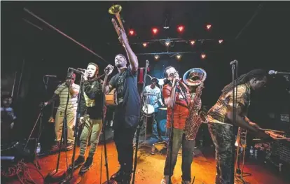  ?? CONTRIBUTE­D PHOTO ?? Rebirth Brass Band brings the sounds of the Big Easy to Revelry Room this weekend.