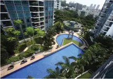  ?? ?? Waterfall Gardens is a freehold condominiu­m developmen­t located along Farrer Road