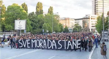  ?? / anadolija ?? Na ulice Beograda izašlo je oko 50.000 ljudi