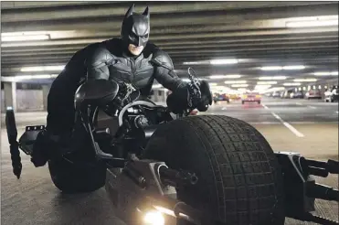  ?? — Photo by The Associated Press ?? Christian Bale stars as Batman in “The Dark Knight Rises.”