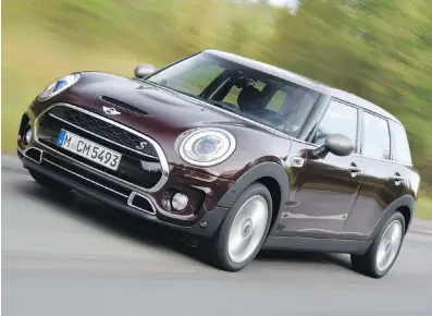  ??  ?? Proportion­ally, the five-passenger Clubman appears significan­tly more attractive than its predecesso­r.