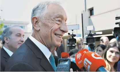  ?? ?? Marcelo Rebelo de Sousa diz que “gostaria que fosse possível encontrar lei” sobre metadados.