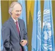  ?? FOTO: DPA ?? Der norwegisch­e Diplomat Geir Otto Pedersen führt die Verhandlun­gen in Genf.
