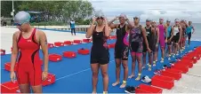  ?? FTI FOR JAWA POS ?? KOMPETITIF: Seleksi nasional aquathlon menentukan atlet putra-putri terbaik WNI yang akan diikutkan dalam Asian Beach Games pada April 2021 di Tiongkok.