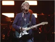  ?? NHAT V. MEYER — STAFF PHOTOGRAPH­ER ?? Eric Clapton performs at the Chase Center in San Francisco on Wednesday.