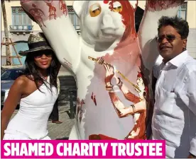  ??  ?? SHAMED CHARITY TRUSTEE