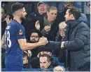  ??  ?? BLUE BLOODED Olivier Giroud wants to win more trophies at Stamford Bridge