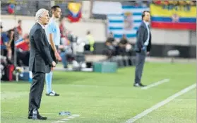  ?? FOTO: JA SIRVENT ?? José Pekerman en Murcia, en el amistoso que disputaron Colombia y España