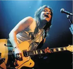  ??  ?? KT Tunstall played Aberdeen’s Lemon Tree on Saturday night