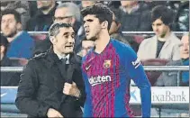  ?? FOTO: PEP MORATA ?? Aleñá, una solución intermedia para Valverde, por estilo