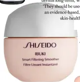  ??  ?? Ibuki Smart Filtering Smoother, £20
Shiseido Capture Totale
Dream Skin Advanced, £105