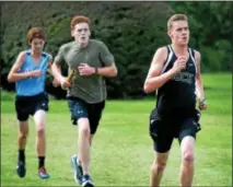  ?? GENE WALSH — DIGITAL FIRST MEDIA ?? Dock’s Isaiah Denlinger pictured during a cross country meet Monday.