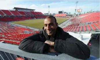  ?? RICK EGLINTON/TORONTO STAR ?? Coach Aron Winter has completely revamped TFC’S roster, raising hopes for a more successful season in 2012.