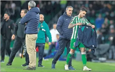  ??  ?? SIN GOL. Sanabria sólo ha visto portería en dos ocasiones esta tempoda. Ambos en la Europa League