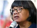  ?? ?? Diane Abbott had the whip withdrawn over comments about racism