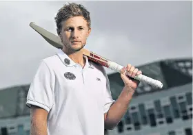  ??  ?? Play it straight: Joe Root says he is determined to cut out his loose shots