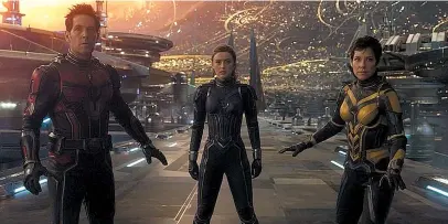  ?? DIVULGAÇÃO ?? Homem- Formiga e a Vespa: Quantumani­a é o primeiro filme da chamada Fase 5 da Marvel Studios