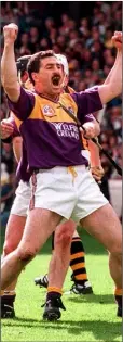  ??  ?? Billy Byrne: Tom’s partner in crime for a ‘tactic’ that had Jimmy Holohan looking over his shoulder for the duration of a big game against Kilkenny!