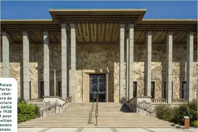  ?? ?? Le Palais de la PorteDorée, chefd’oeuvre de l’architectu­re Art déco édifié entre 1928 et 1931 pour l’Exposition coloniale internatio­nale.