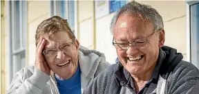  ?? GRANT MATTHEW/STUFF ?? Lyn Gillum and Ted Normanton attend a twice-weekly day programme in New Plymouth for people with dementia.