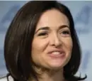  ?? ALEX BRANDON/THE ASSOCIATED PRESS ?? Facebook chief operating officer Sheryl Sandberg warned of a potential backlash against women in the wake of the #MeToo movement and urged companies create clear policies on how allegation­s of sexual harassment are handled.