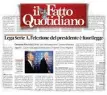  ??  ?? Gaetano Miccichè e l’articolo del Fatto dell’11 ottobre 2019