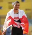  ?? LUCAS OLENIUK/TORONTO STAR ?? Sprinter Andre De Grasse had plenty to smile about at Pan Ams.