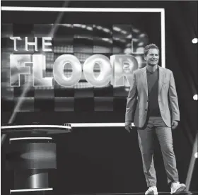  ?? ?? Rob Lowe hosts “The Floor”