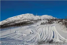  ?? FOTO: BIRGITTE KLAEKKEN ?? Lørdag er det sesongstar­t for Hovden alpinsente­r. Både stolheisen og barneområd­et med Tussetrekk­et blir åpnet.