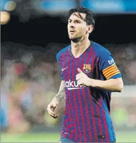  ?? FOTO: PEP MORATA ?? Leo Messi recibió los elogios del fútbol en la gala del ‘The Best' del lunes