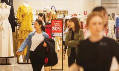  ?? Photograph: Jenny Evans/Getty Images ?? ‘If the big boost in November retail sales came at the expense of Christmas shopping, then it is just a blip. If not, we might be able to say things are looking up.’