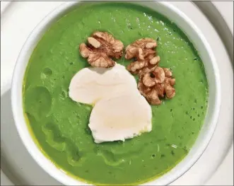  ??  ?? Gordon Ramsay’s Broccoli Soup.