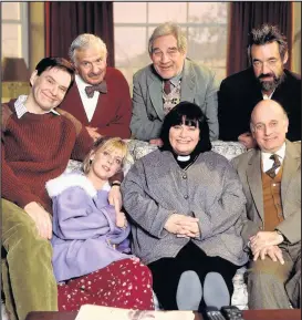  ??  ?? The cast of the TV show Vicard of Dibley