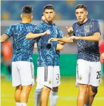  ??  ?? Compromiso. La selección de Argentina tendrá ante Colombia la oportunida­d de llegar a la final.