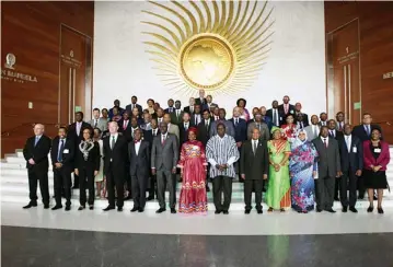  ?? MOTA AMBRÓSIO | EDIÇÕES NOVEMBRO ?? Chefes de Estado e de Governo da União Africana começam a chegar à Cimeira em Adis Abeba