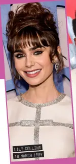  ?? ?? LILY COLLINS 18 MARCH 1989