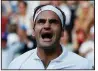  ?? AP/ADRIAN DENNIS ?? Roger Federer will seek his 21st major title today when he takes on Novak Djokovic at Wimbledon.