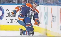  ?? CP PHOTO ?? Edmonton Oilers’ Connor McDavid celebrates a short-handed goal during NHL action against the San Jose Sharks in Edmonton, Alta. on March 30.