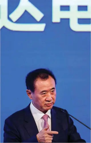  ?? Marcus Yam/Los Angeles Times ?? Wang Jianlin is chairman of Dalian Wanda, which canceled its $1 billion acquisitio­n of Dick Clark Production­s.