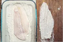  ??  ?? Opt for large, six- to eight-ounce flounder fillets, if they are available, or fluke (also known as summer flounder, but available year-round).