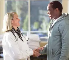  ??  ?? During a first visit at Oregon Health, patients get to meet the entire profession­al staff.