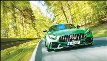  ??  ?? (Right and above) the new Mercedes-AMG GTR