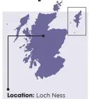  ??  ?? Location: Loch Ness Factfile: With a depth of 240m (788ft) and a length of 36km (23 miles), it is the largest body of fresh water in Britain.